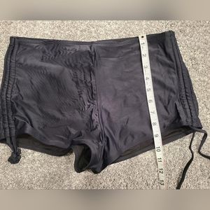 Womens black swim shorts large